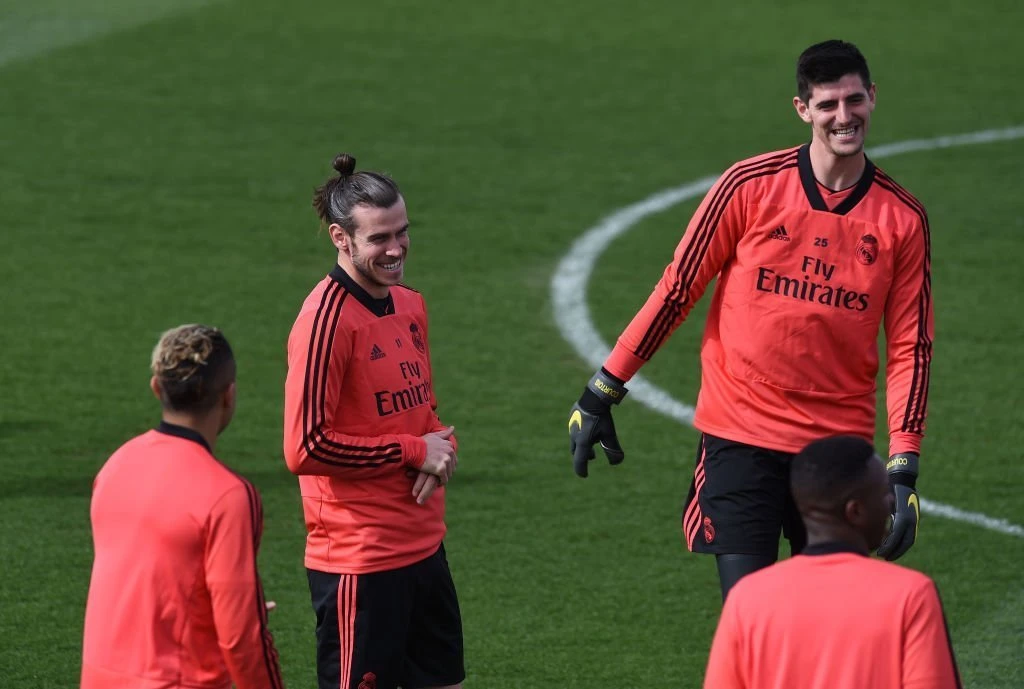 Courtois tilbage på træningsbanen
