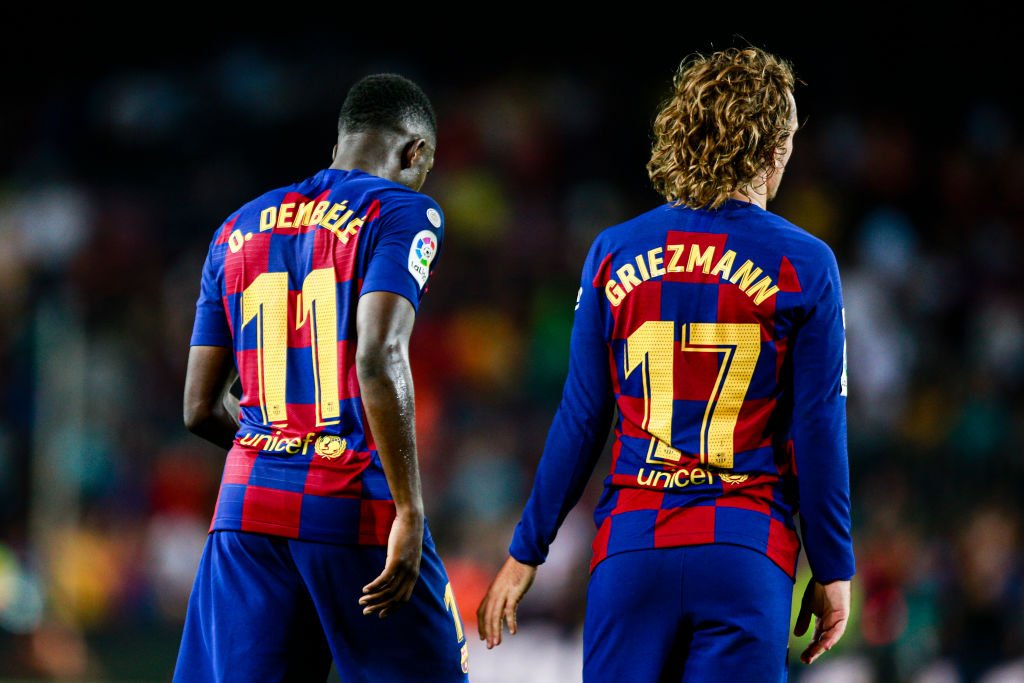 Barcelona vil sælge Griezmann og Dembélé for at finansiere køb af stortalent