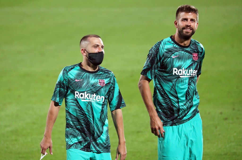 Har de givet op? Samtale mellem Gerard Piqué og Jordi Alba lækket
