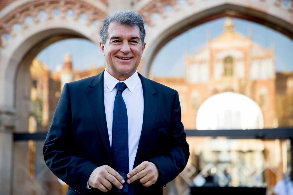 Joan Laporta kommenterer på FC Barcelonas CL-exit