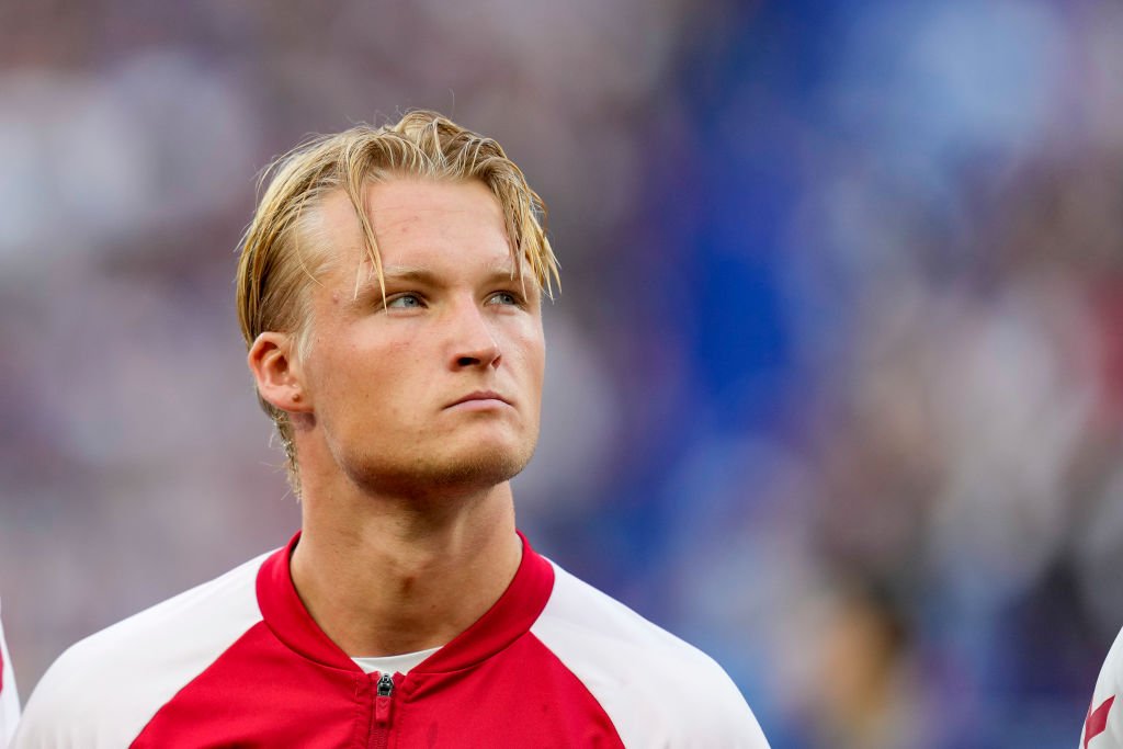 Kasper Dolberg kan få sparket