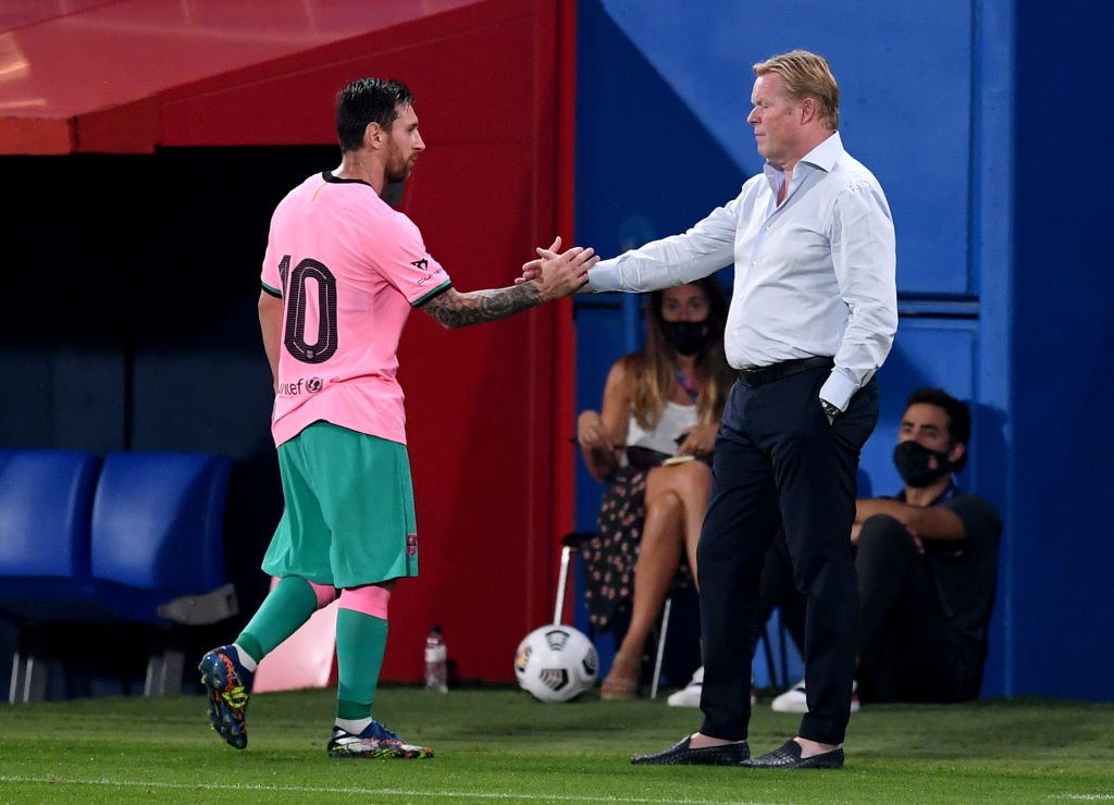 Koeman tager afsked med Messi