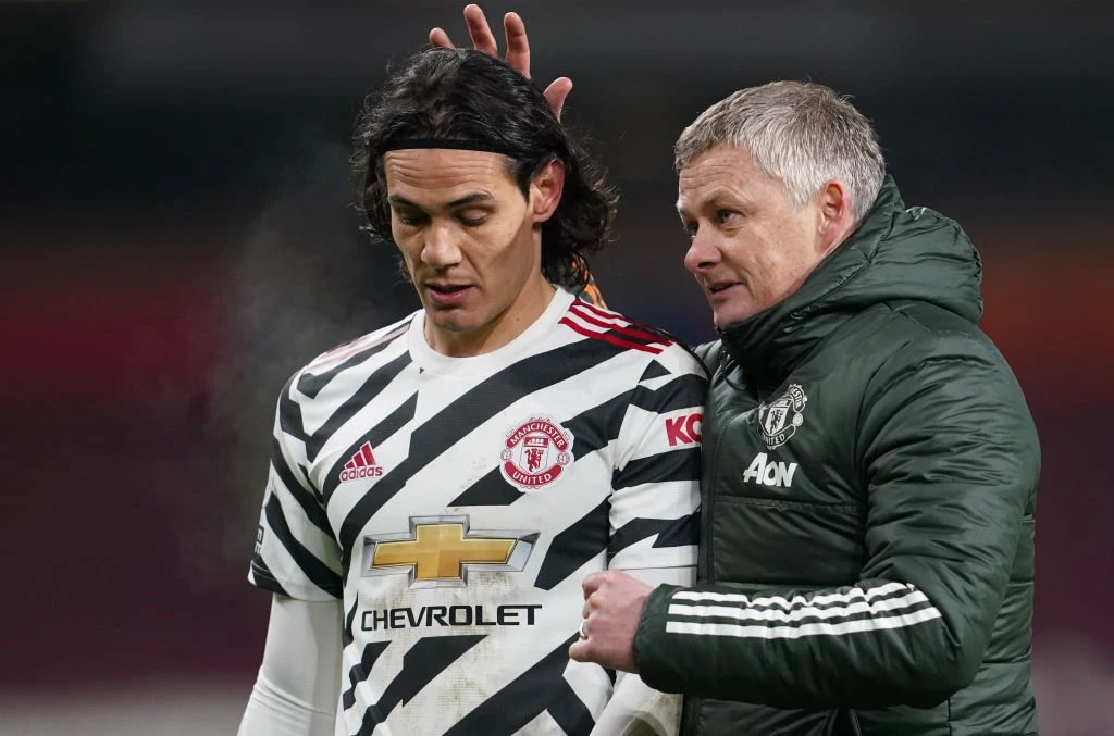 Bekræftet: United forlænger med Cavani