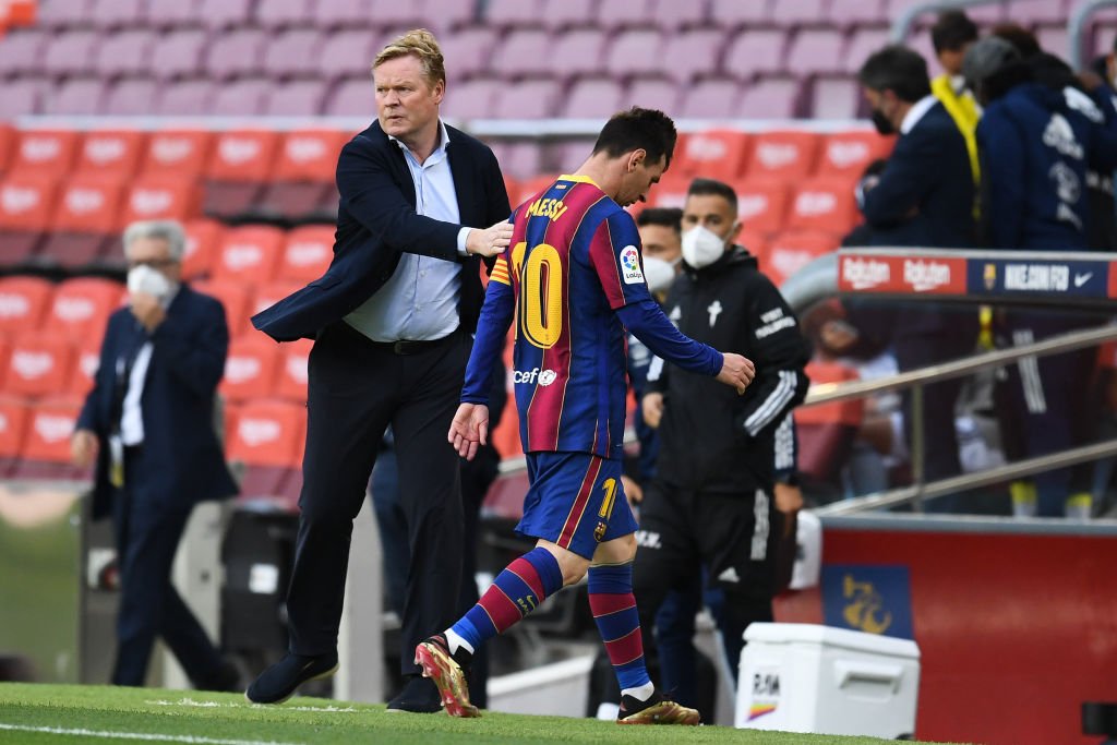 Messi taler ud om Koeman-fyring: Uretfærdigt
