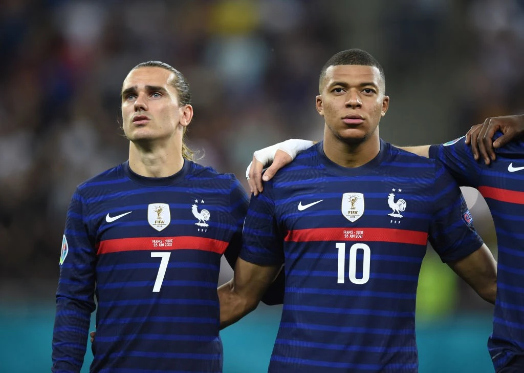 Kold luft mellem Mbappé og Griezmann