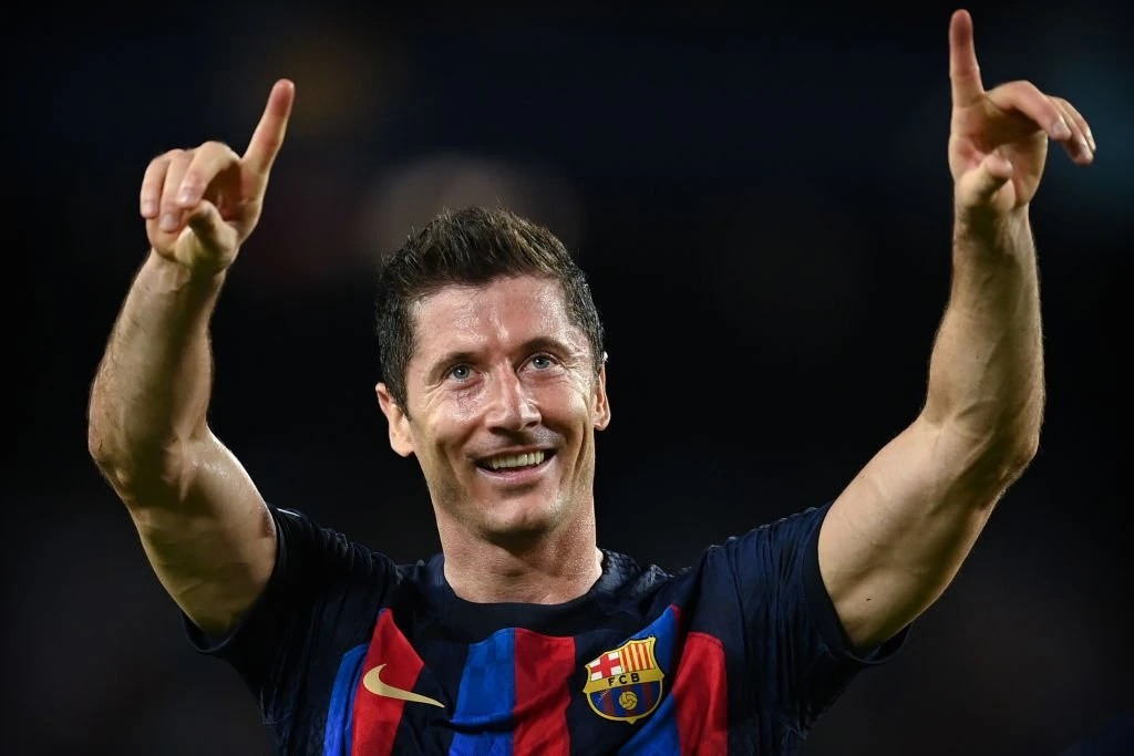 Robert Lewandowski med transferanmodning til Barcelona