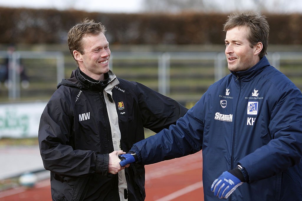 Hjulmand og Wieghorst er måske en kommende trænerduo?