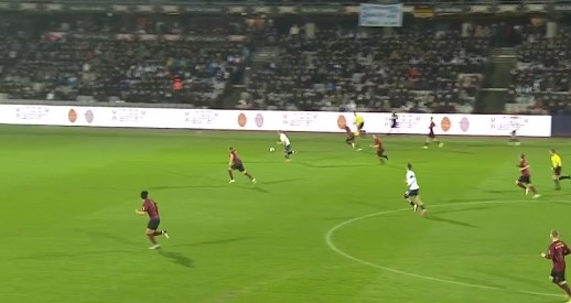Snæver offside: Bechs flotte scoring annulleret