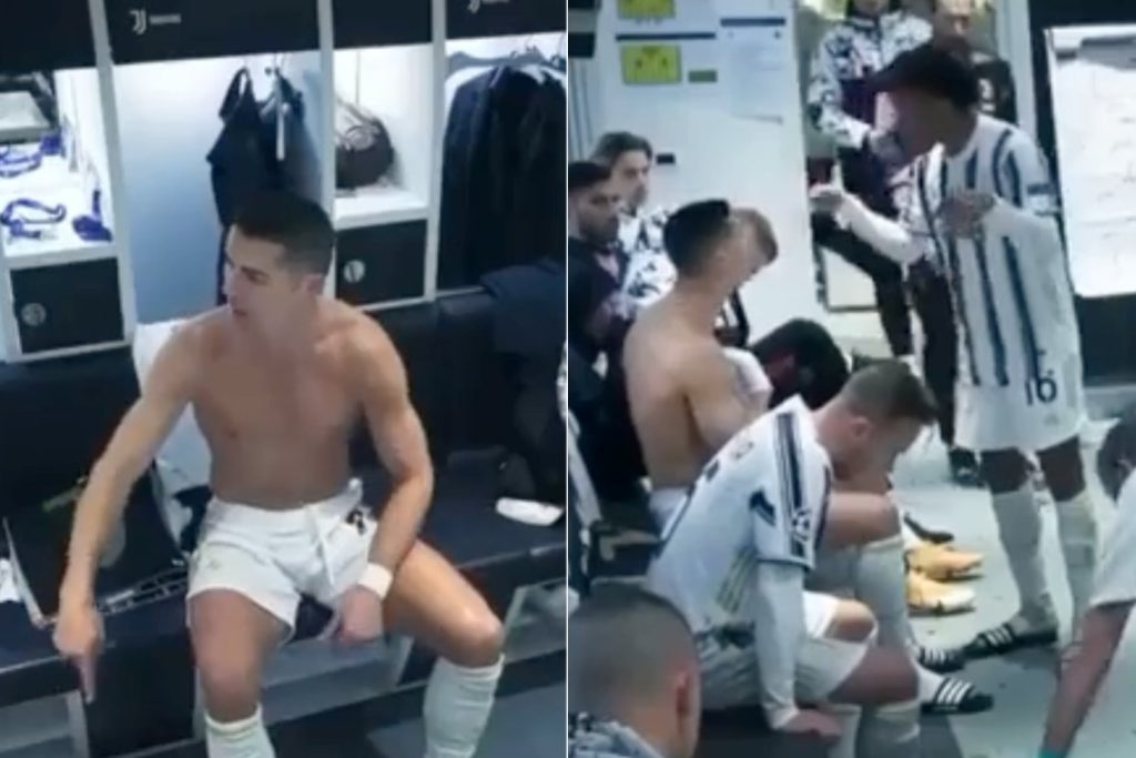 Klip går viralt: Cristiano Ronaldo raser i Juventus-omklædningsrummet