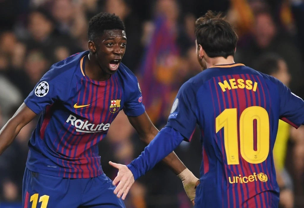 Dembélé føler sig privilegeret med Messi som holdkammerat