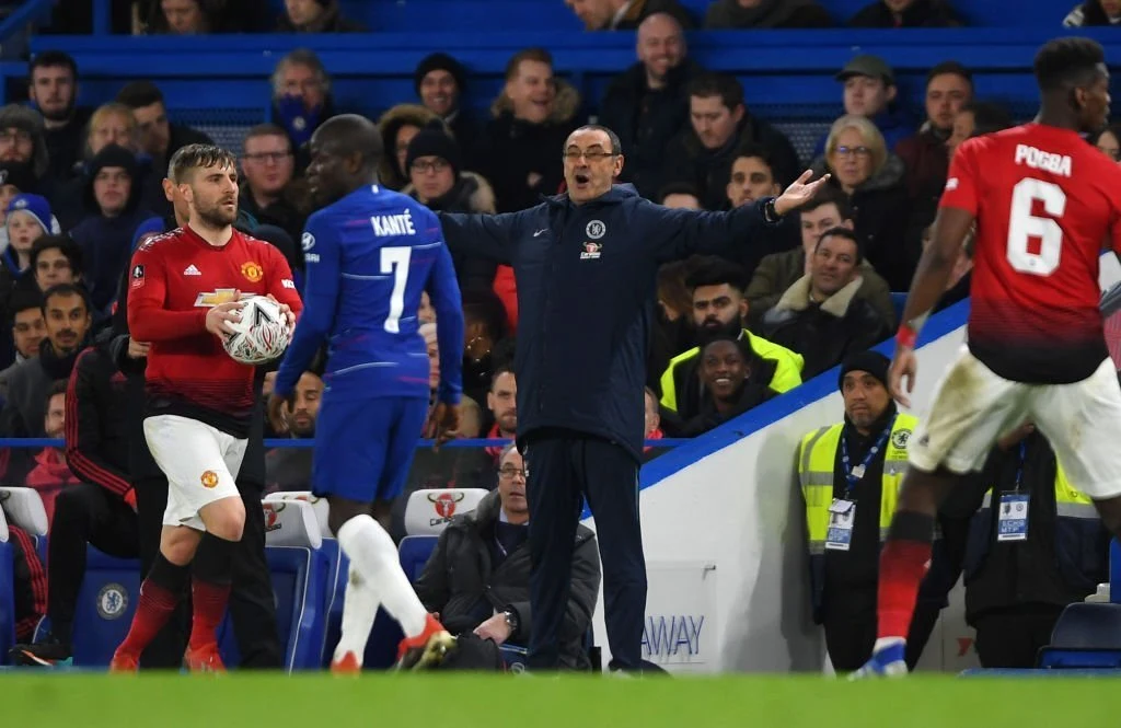 Chelsea-træner er ikke urolig for sit job efter nederlag til United