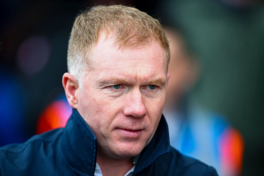 Paul Scholes sagde op i Oldham på sms-besked