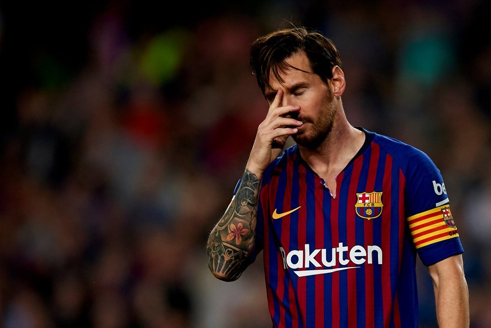 Messi blev holdt nede: Første gang i 110 dage
