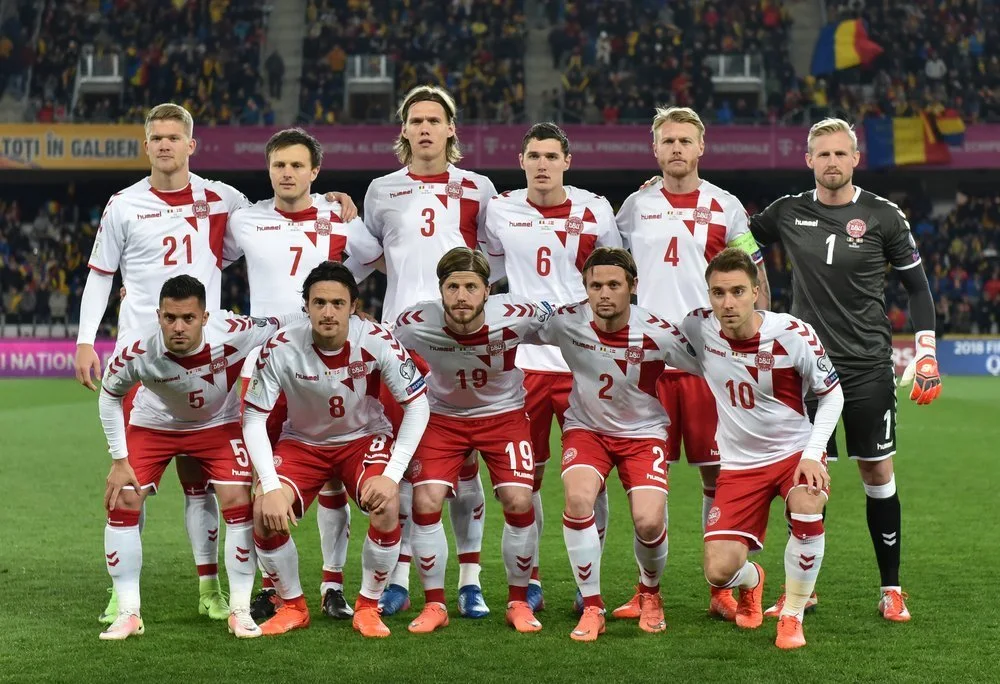 Her er det danske landshold mod Slovenien og Nordirland