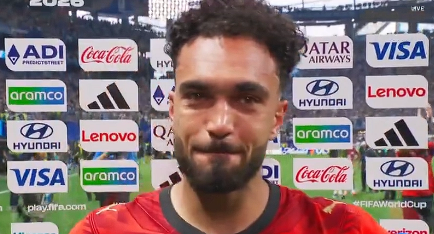 Mostafa Zik rasede over annulleret mål mod Argentina: 